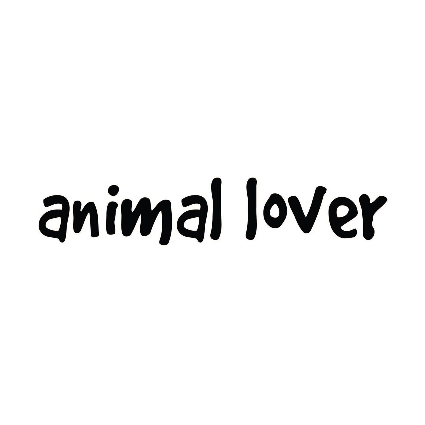 Animal Lover Vinyl Decal