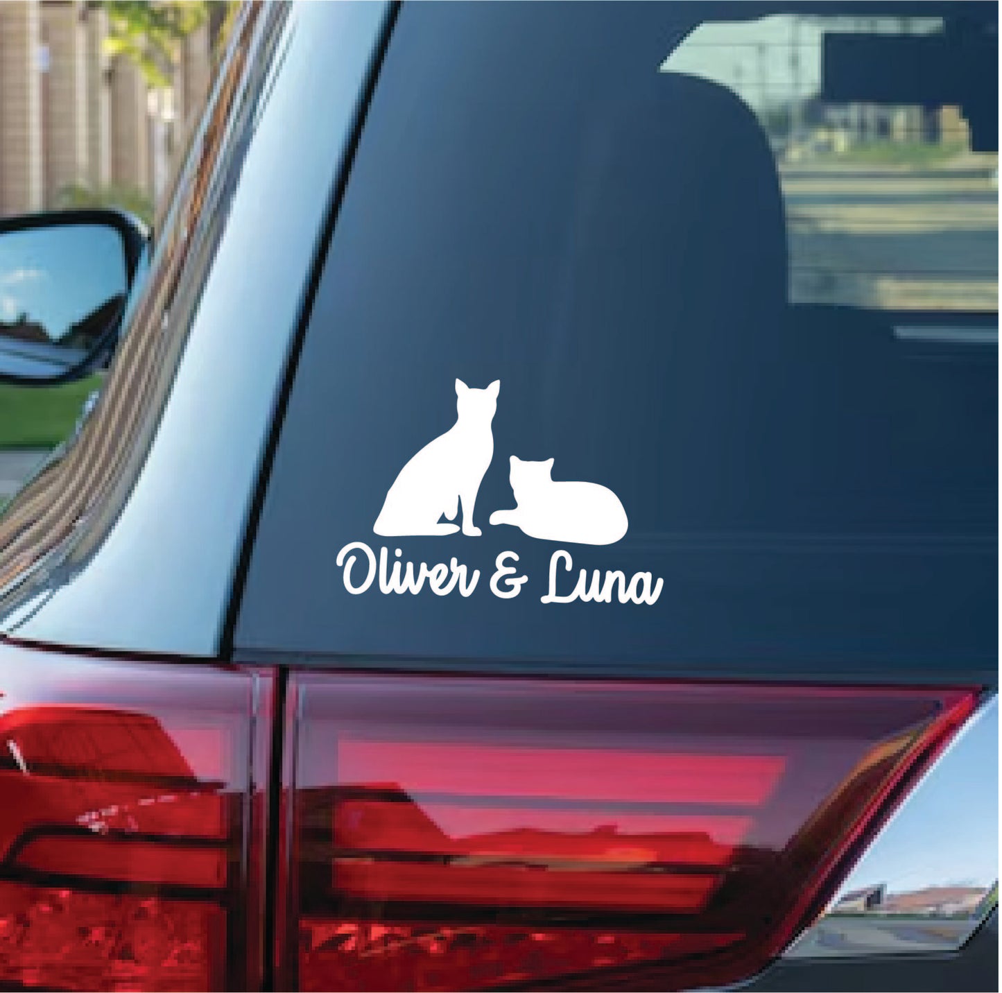 Custom Cat Vinyl Decal