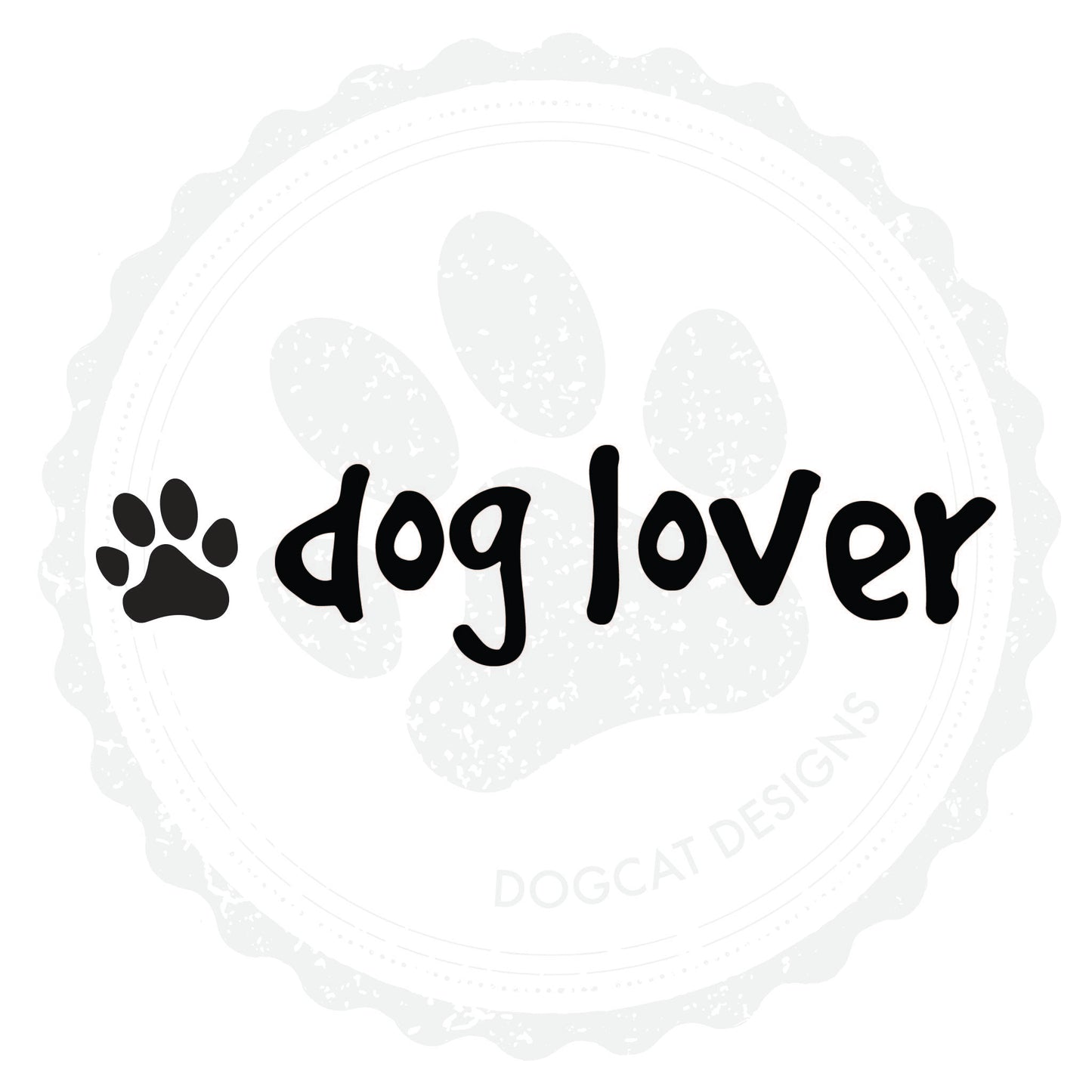 Dog Lover Vinyl Decal