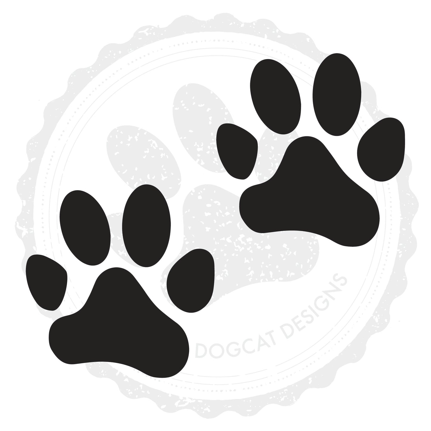 Paw Prints Vinyl Decal