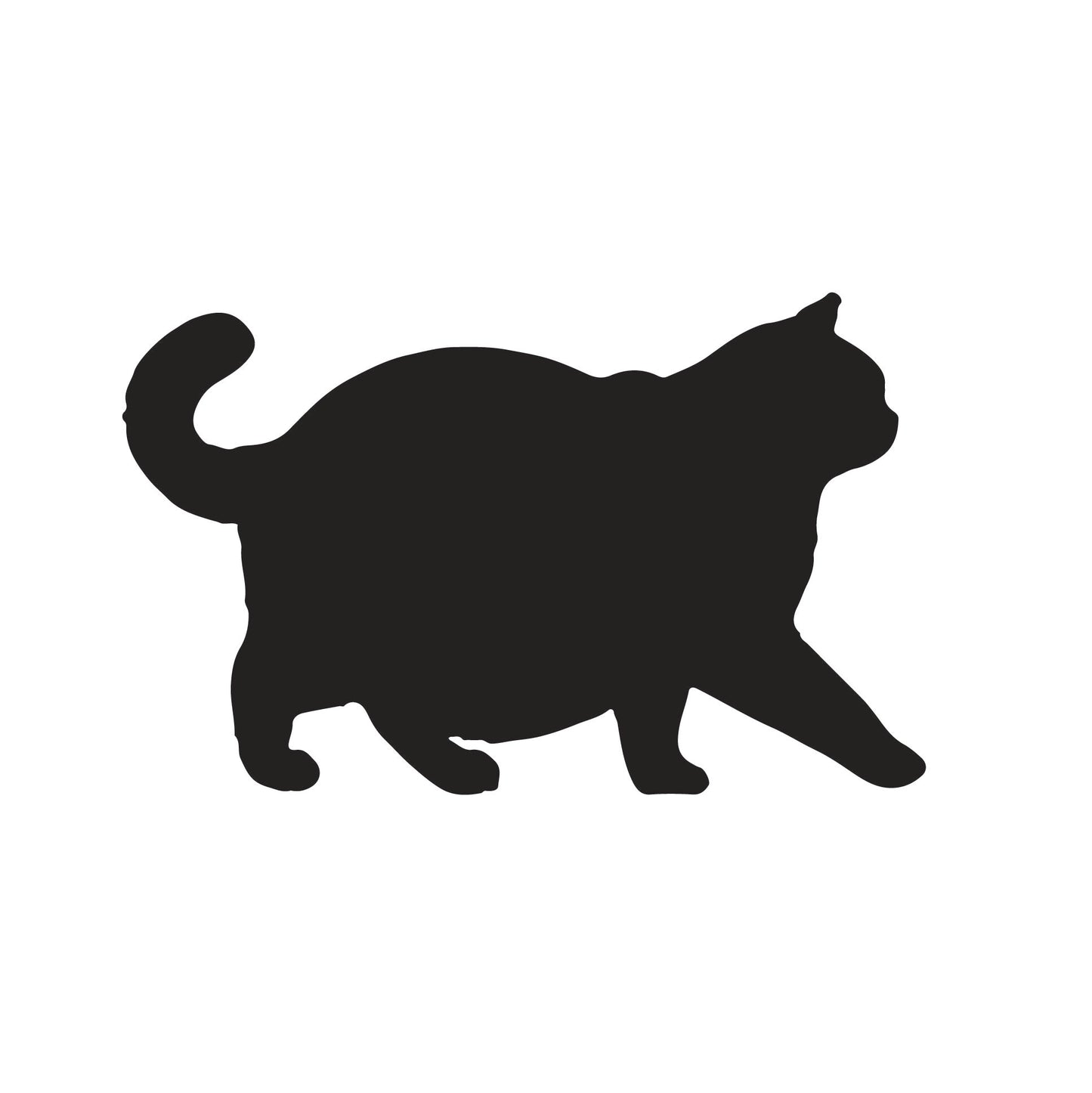 Fat Cat Vinyl Decal