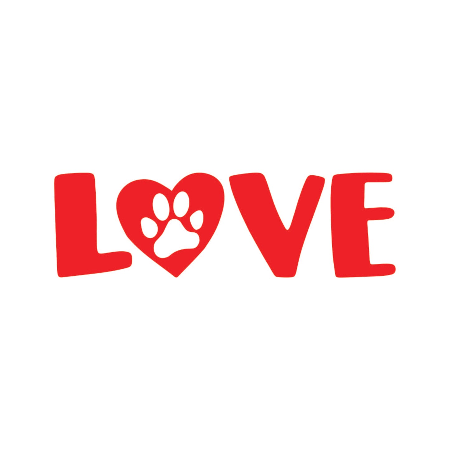 Love Pets Vinyl Decal