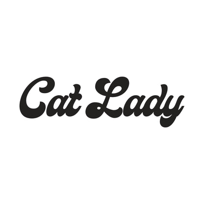 Cat Lady Vinyl Decal