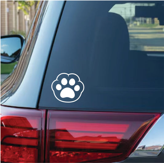 Cat Paw Print Vinyl Decal