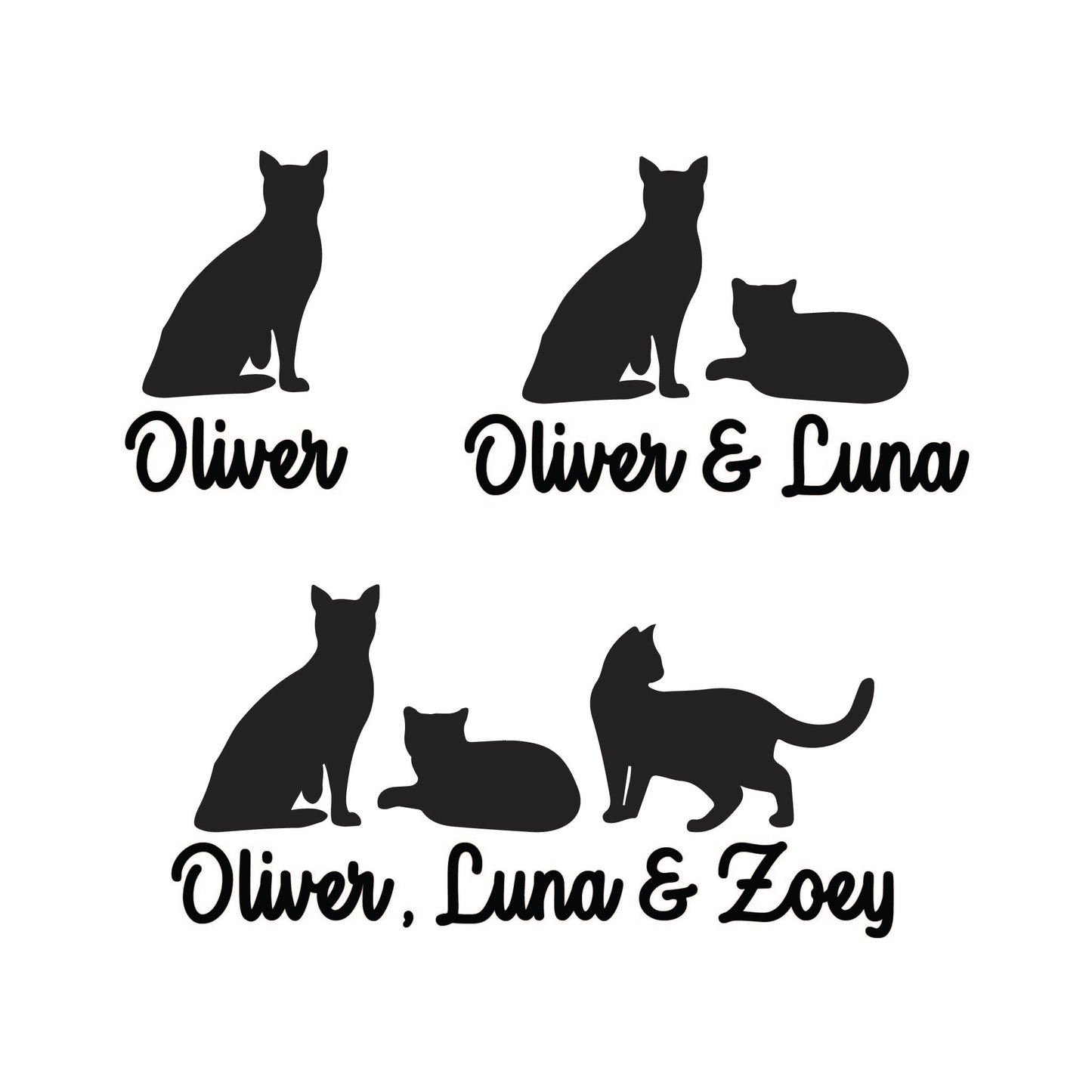 Custom Cat Vinyl Decal