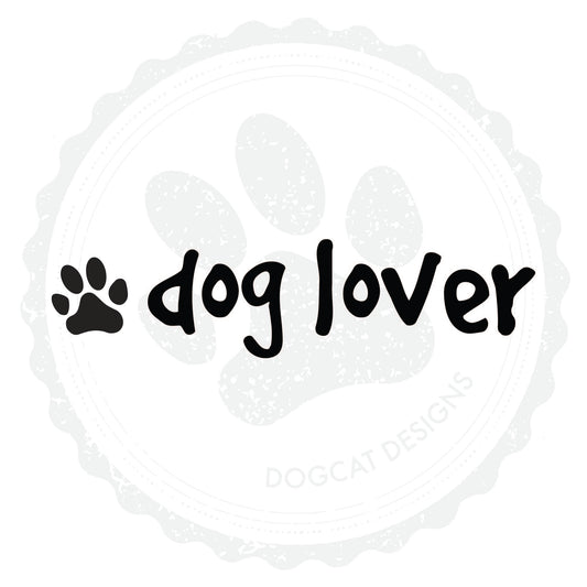 Dog Lover Vinyl Decal