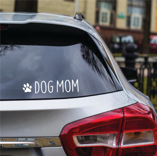 Dog Mom Vinyl Decal