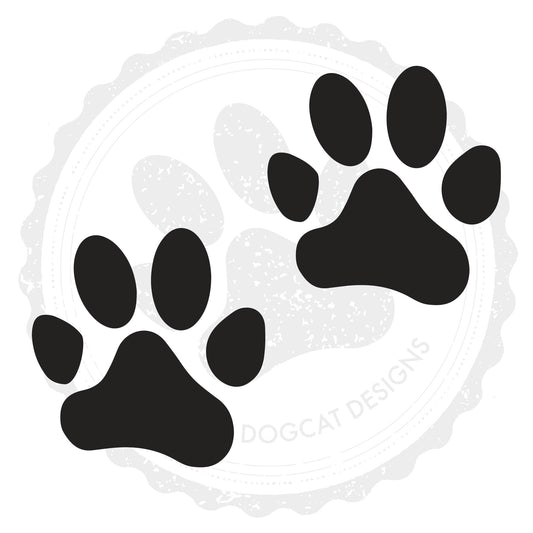 Paw Prints Vinyl Decal